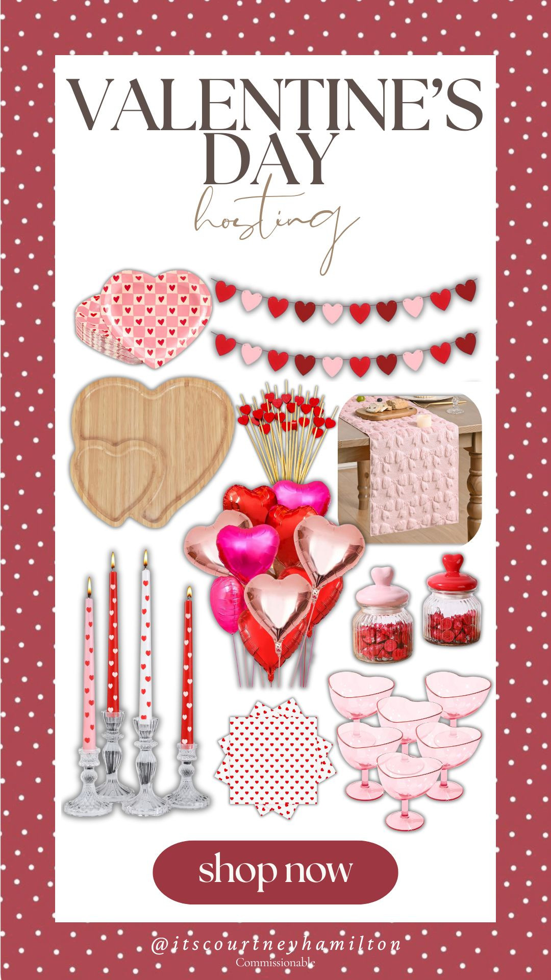 Valentine's Day Hosting from Amazon!!

seasonal, galentines, home decor, amazn hosting, cups, candles, pary decor, courtney hamilton 

 #LTKHome #LTKFindsUnder50 #LTKFindsUnder100