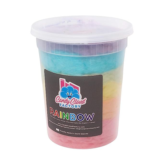 Rainbow Cotton Candy Container | Amazon (US)