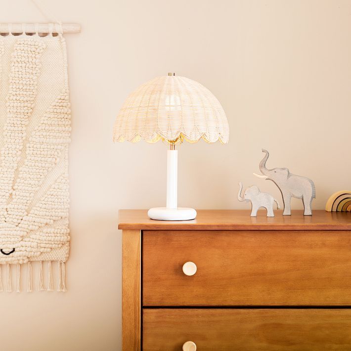 Rattan Bubble Table Lamp | West Elm (US)