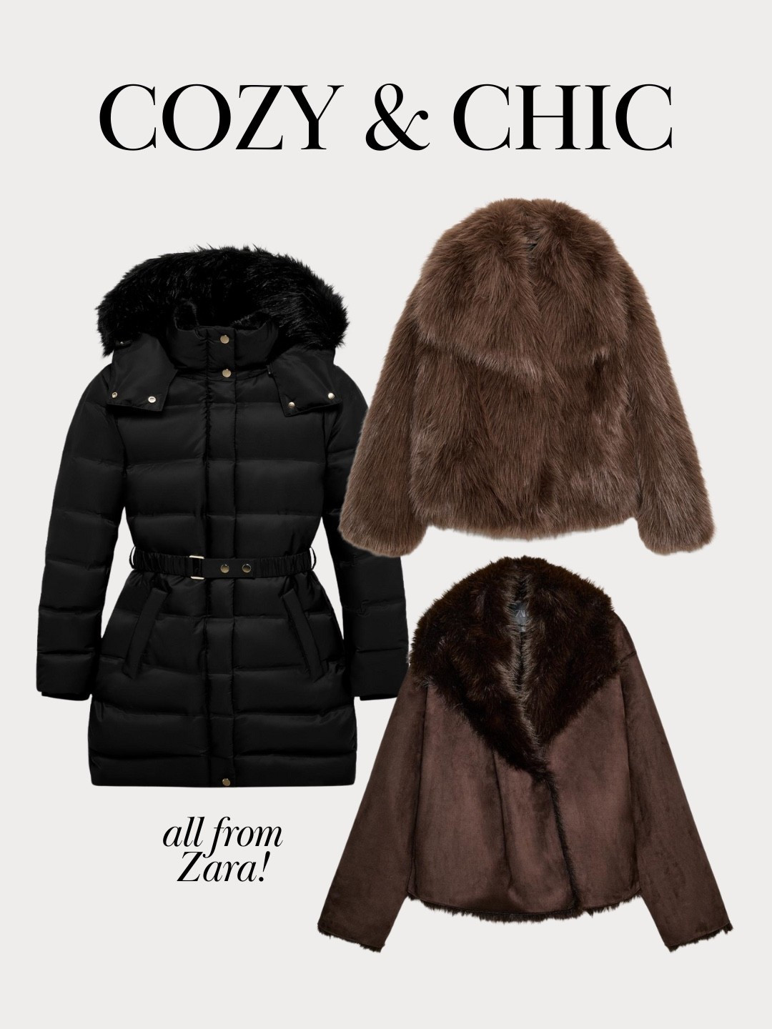 Cozy and chic coats from Zara 

#LTKSeasonal