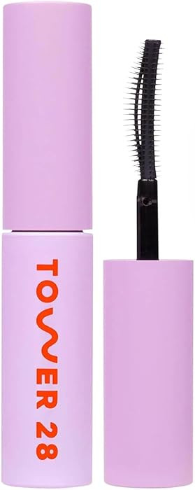 Tower 28 Mini MakeWaves Vegan Black Mascara - Volumizing & Lengthening Mascara for Sensitive Eyes... | Amazon (US)