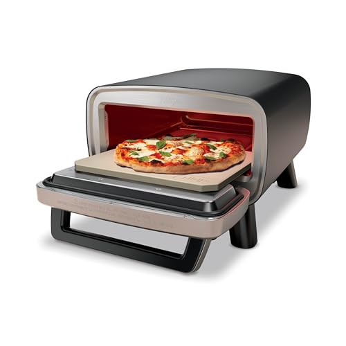 Ninja Artisan Outdoor Pizza Oven, 12-inch, 3-minute Pizza, Neapolitan, Thin Crust, New York Chicago, Custom, 700F Max Temperature, Electric Heat, Bake, Broil, Proof, Warm, MO201 | Amazon (US)