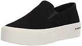 SeaVees womens Baja Slip on Platform Sneaker, Black, 6.5 US | Amazon (US)