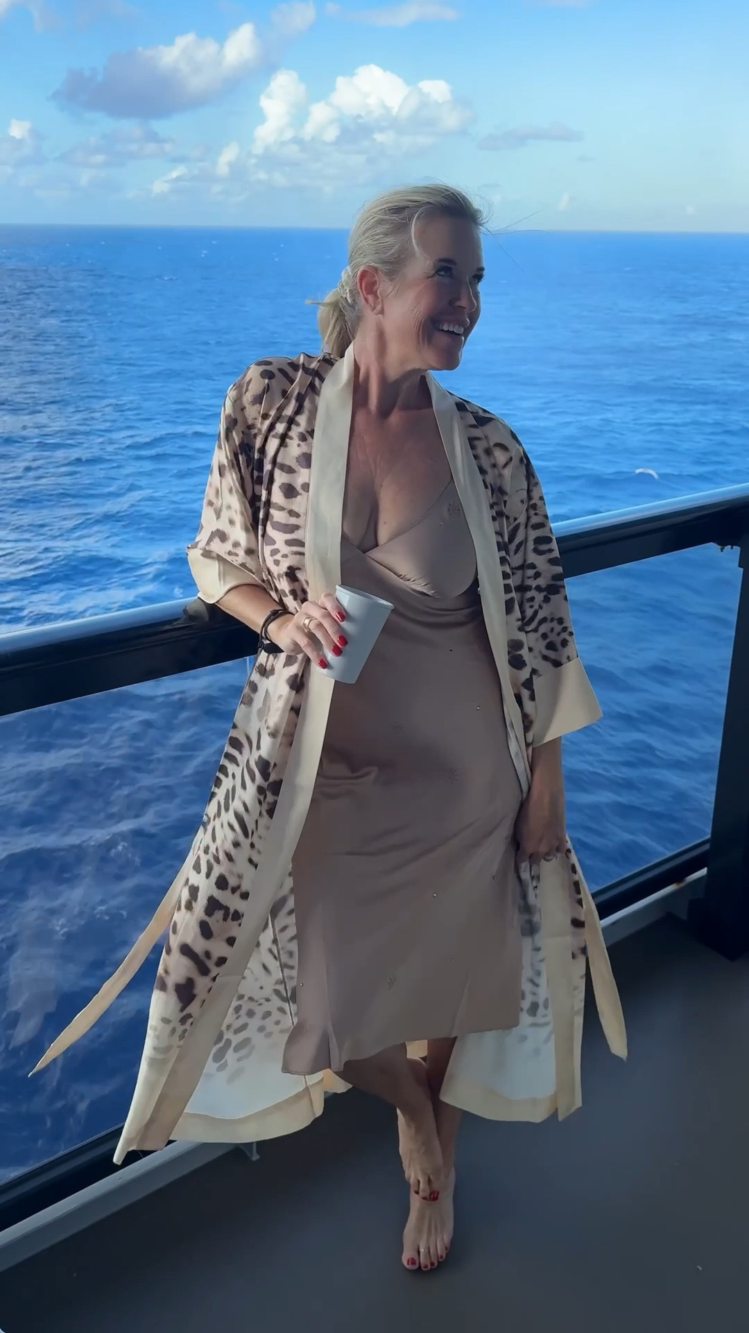 🚨 sale 
Need a few 🎁gift ideas for the ladies in your life?

Soma Sleep Wear, Pj’s, Nighties and Robes are all on SALE…

This leopard satin robe has been a favorite and I love it paired with this beautiful mocha colored satin nighty with beaded snow flakes ❄️❄️ 
A fun twist for the Holiday season.

Wearing a small in rode and nighty 

Hurry and grab these beautiful pieces on sale 

#LTKGiftGuide #LTKSaleAlert #LTKWatchNow