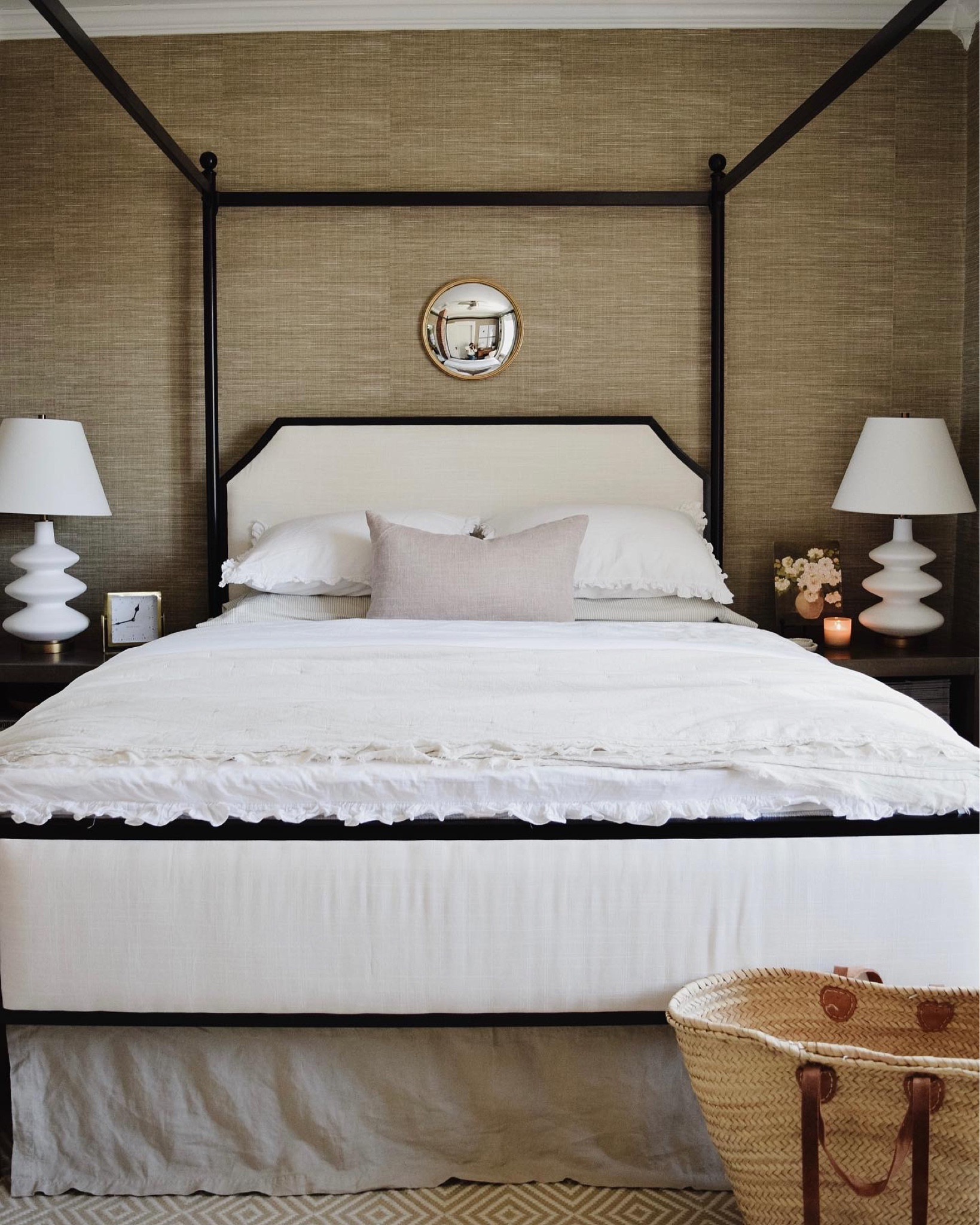 The new wallpaper in our bedroom is a total mood changer. 🤎

#LTKhome