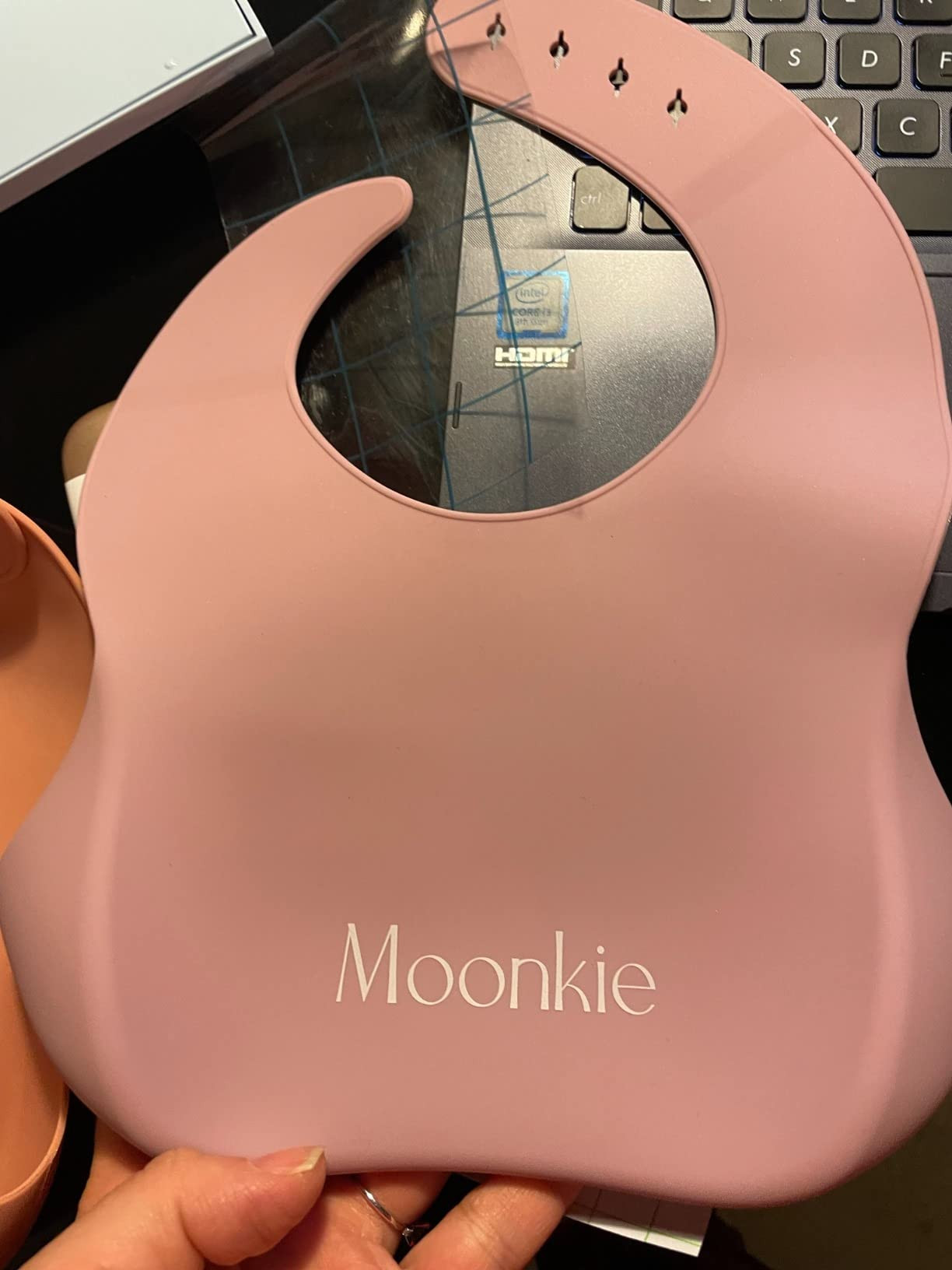 Moonkie Silicone Bibs Set Of 3, BPA Free Soft Adjustable Fit Waterproof Feeding Bibs for Babies a... | Amazon (US)