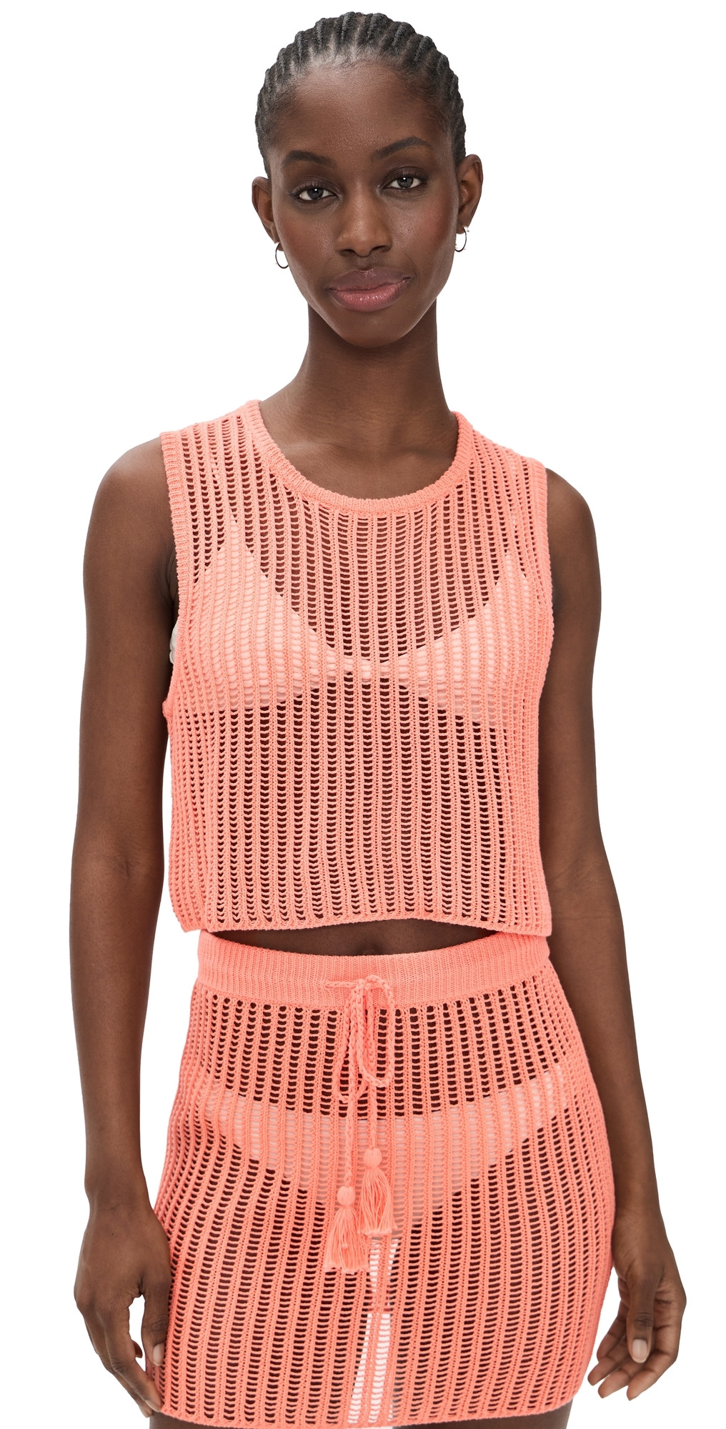 LSPACE Sander Crochet Top Fresh Squeezed S | Shopbop