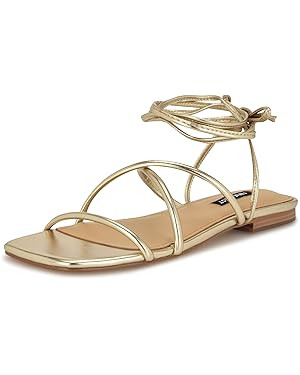 Nine West Women's Mikila Flat Sandal | Amazon (US)