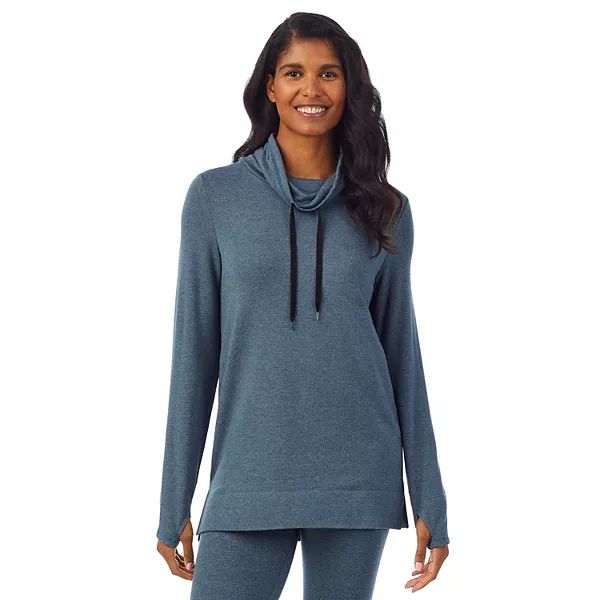 Women's Cuddl Duds® Ultra Cozy Long Sleeve Cowlneck Tunic Top | Kohl's