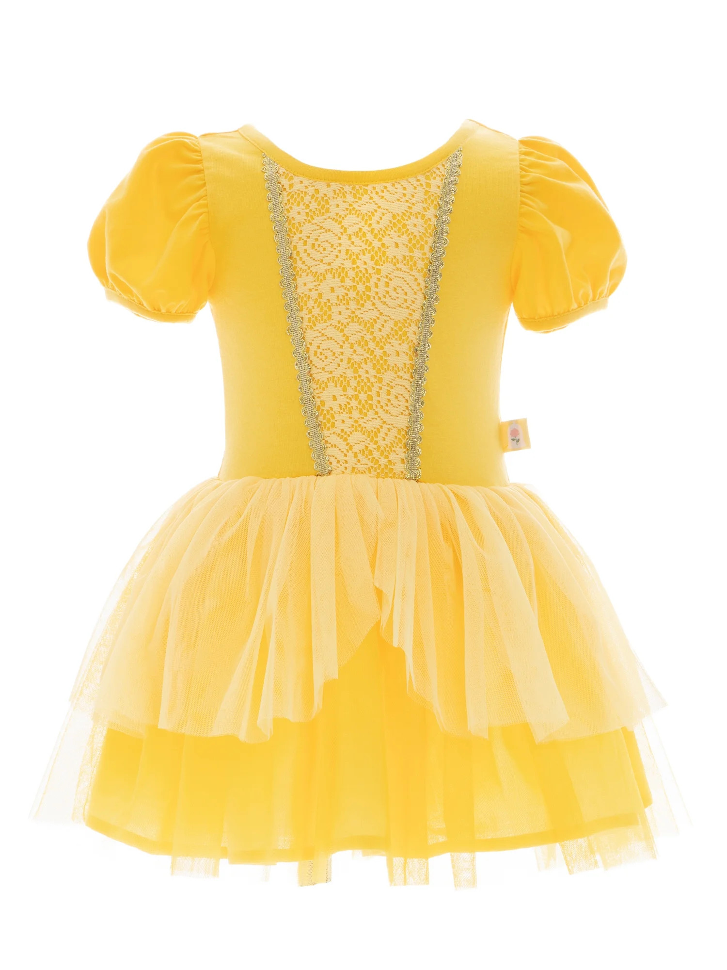 Disney Princess Toddler Girls Beauty and the Beast Belle Cosplay Dress, Sizes 12M-5T | Walmart (US)