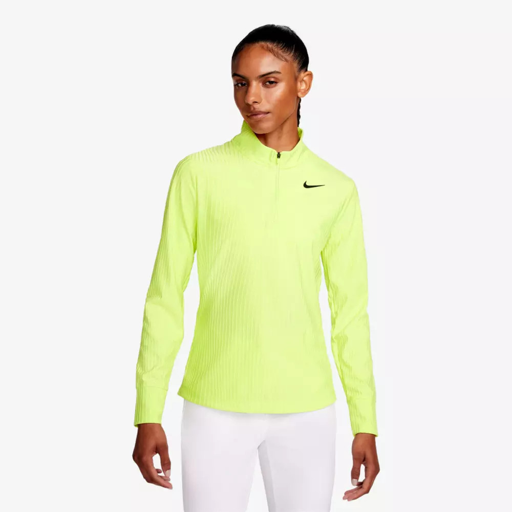 Nike Tour Dri-FIT ADV Quarter Zip Pull Over, Lime | PGA TOUR Superstore