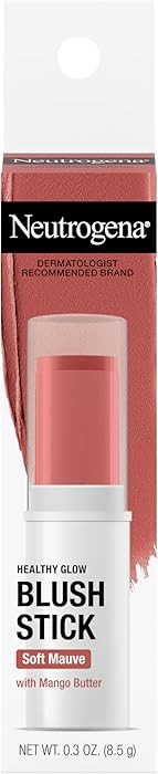 Neutrogena Rubor en barra de brillo saludable, maquillaje ligero fácil de usar, color ultra crem... | Amazon (US)