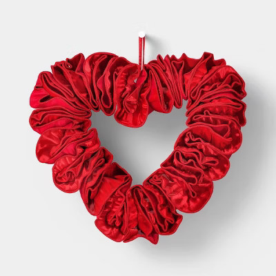 Valentine's Day Heart Wreath Red - Threshold™ | Target