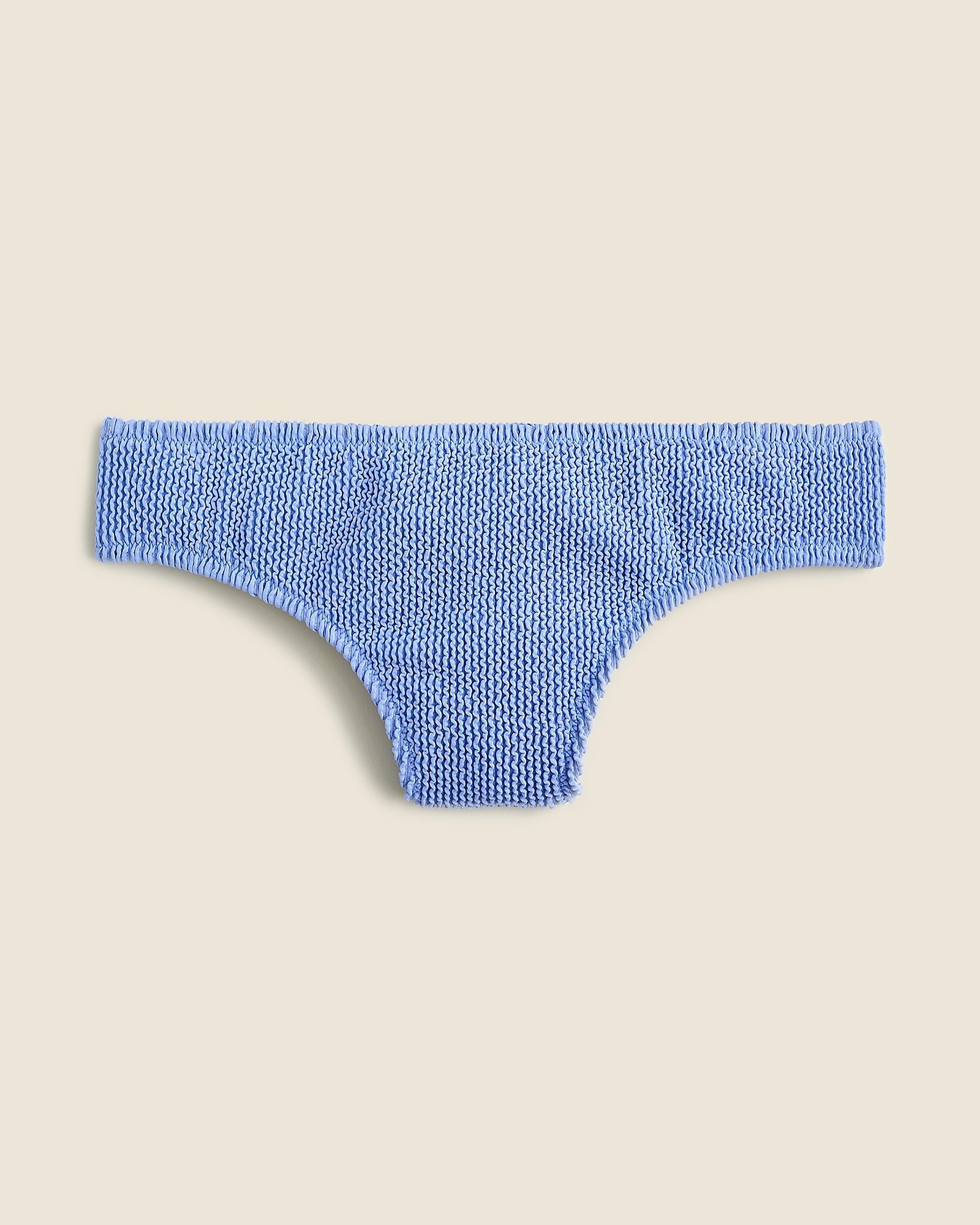 Textured hipster full-coverage bikini bottom | J. Crew US
