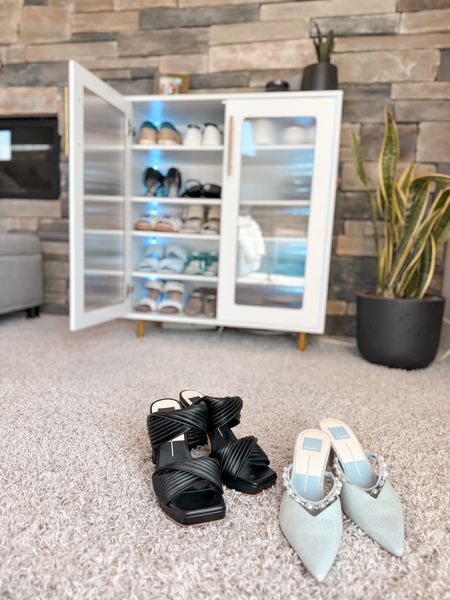 Shoe storage, but make it pretty 🤌🏻

This cabinet makes my shoes so organized and accessible!! It holds 22 pairs - wow!! I love the LED lights too! 