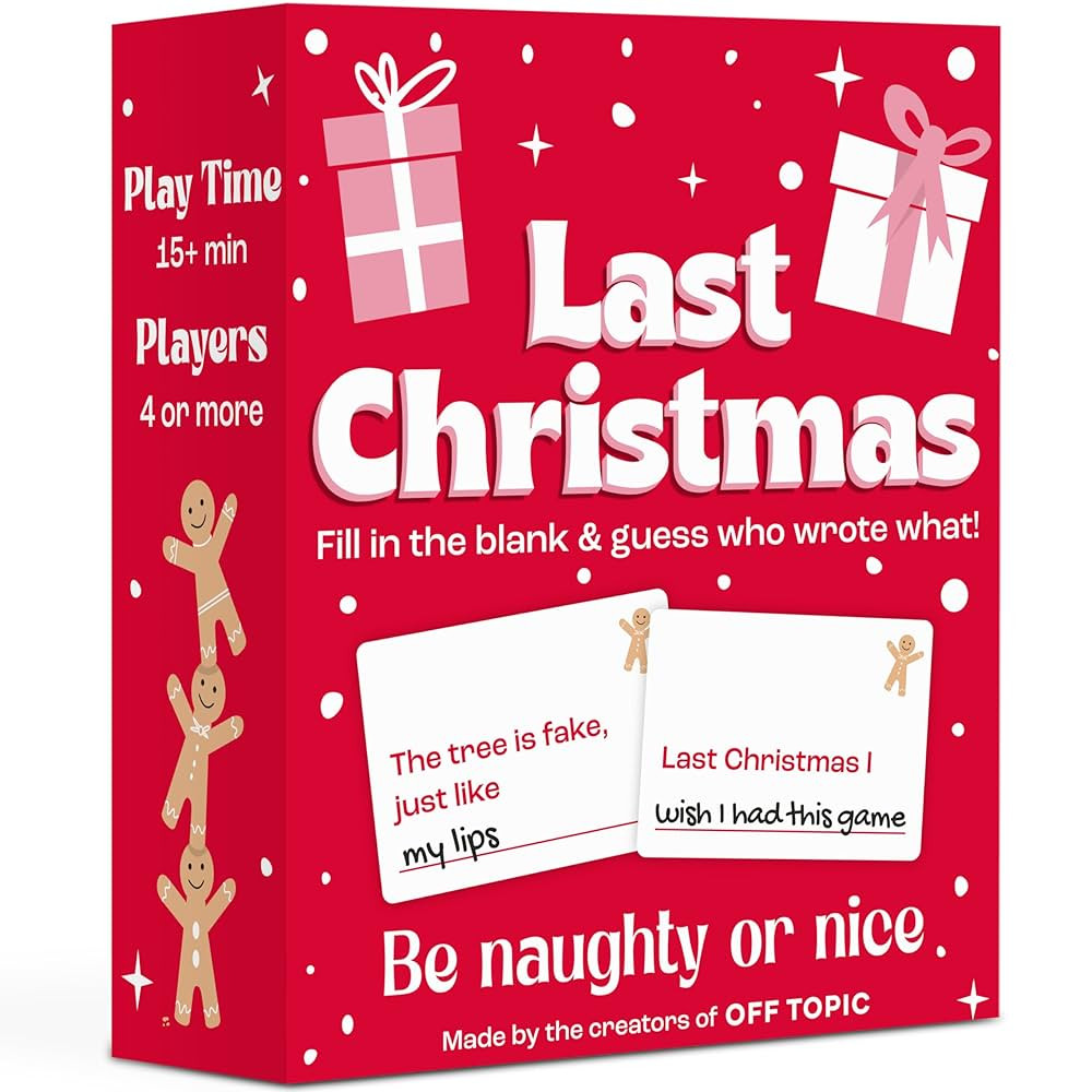 Last Christmas: The Naughty or Nice Holiday Party Game for the Whole Family - Fun Board Games for... | Amazon (US)