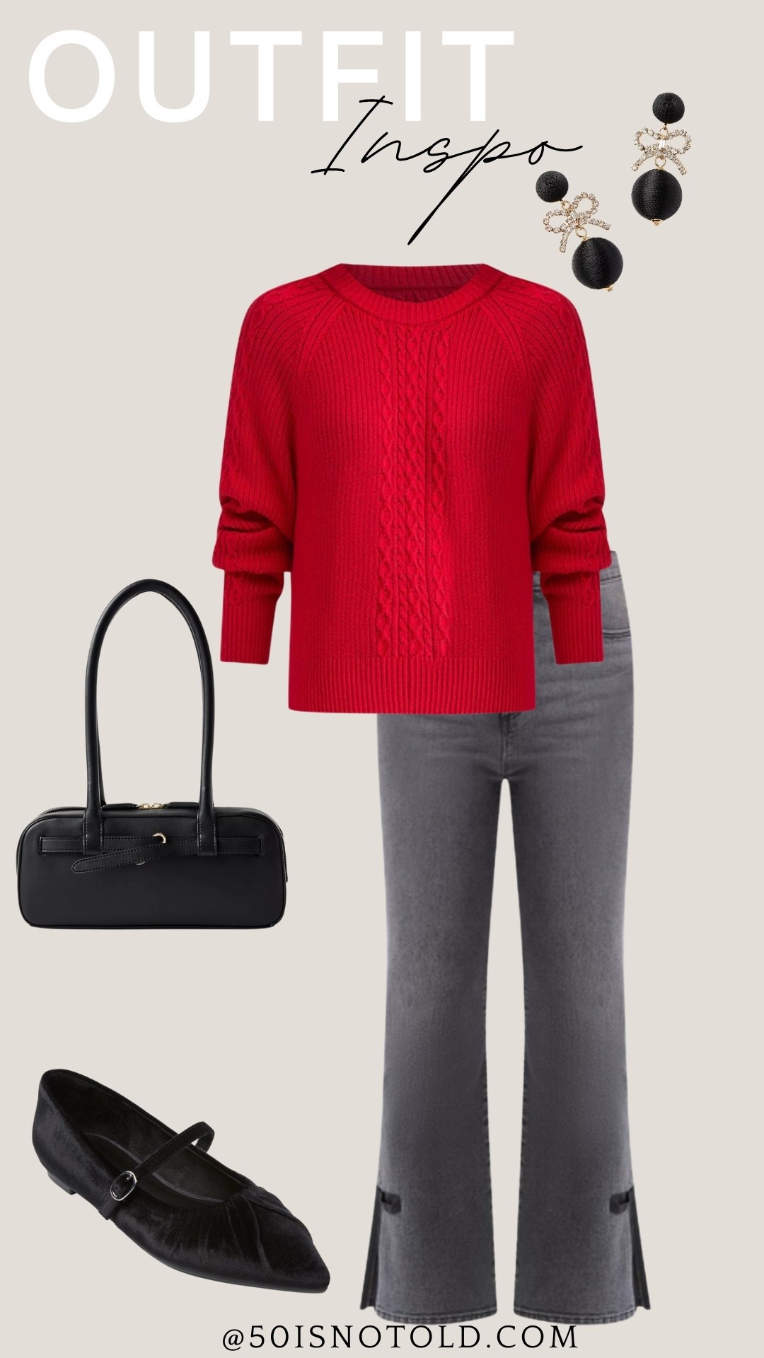 Holiday outfit idea for women! You could style this outfit with flats or pair it with heels and a fun coat for a dressier look! 

#LTKSeasonal #LTKWorkwear #LTKHoliday