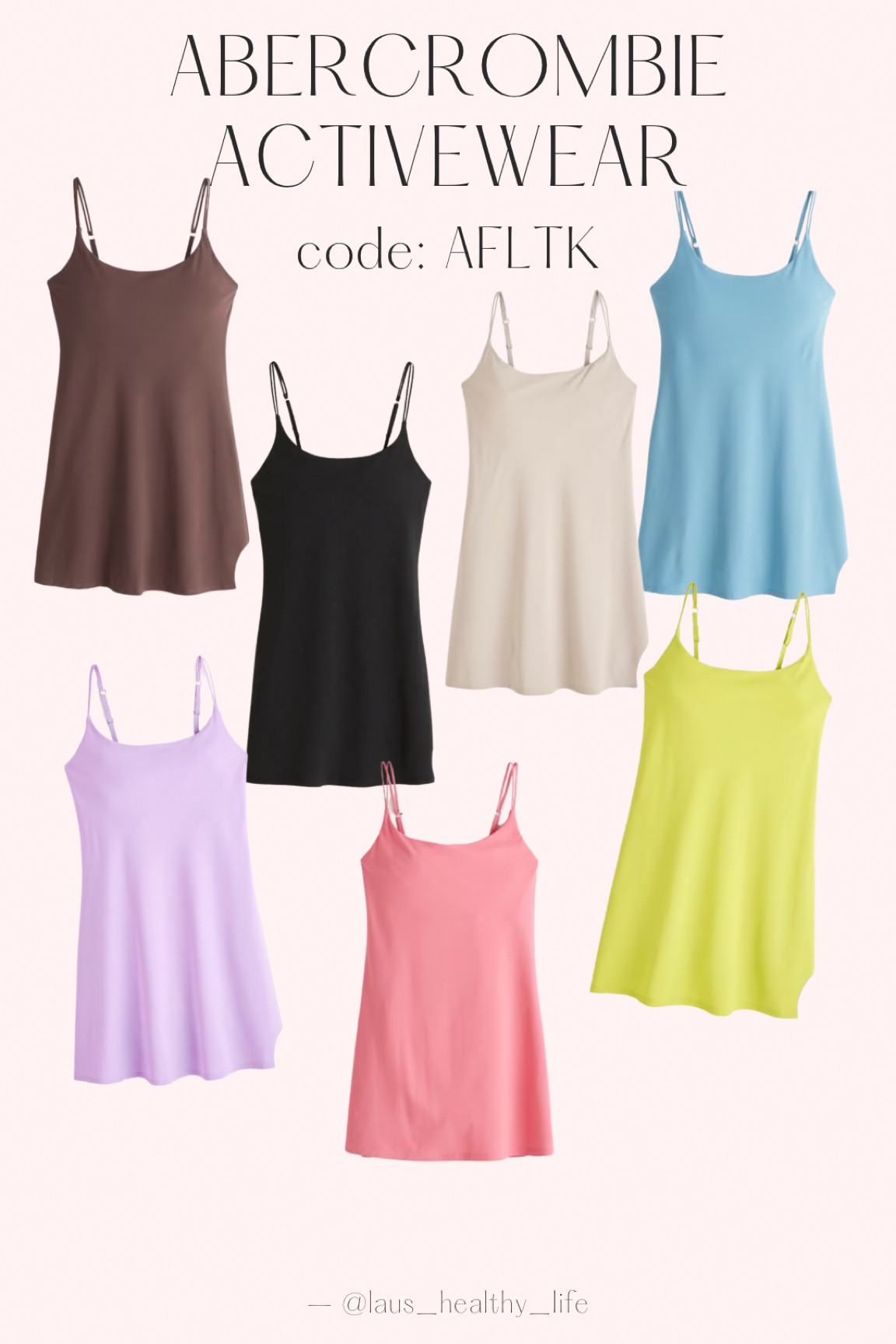 hot girl walk must have for spring/summer! Comes in tons of colours!Workout dress, activewear, tennis dress, Abercrombie, summer outfits, spring 

#LTKSale #LTKsalealert #LTKfit