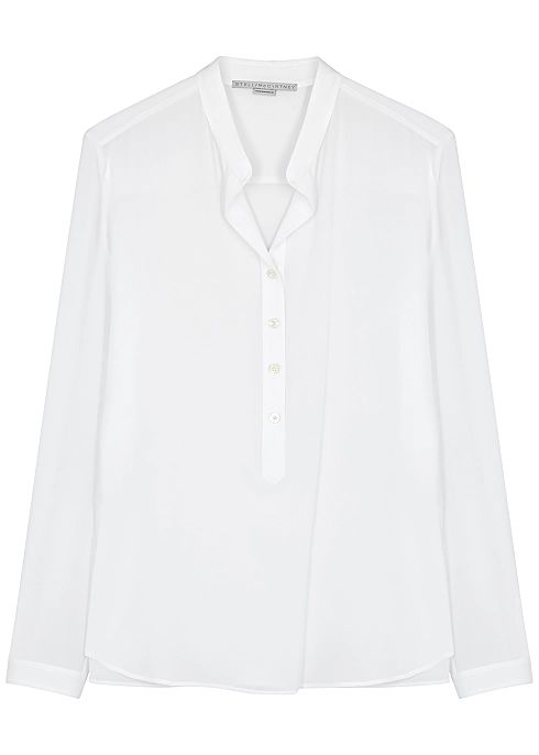 Eva white silk blouse | Harvey Nichols 