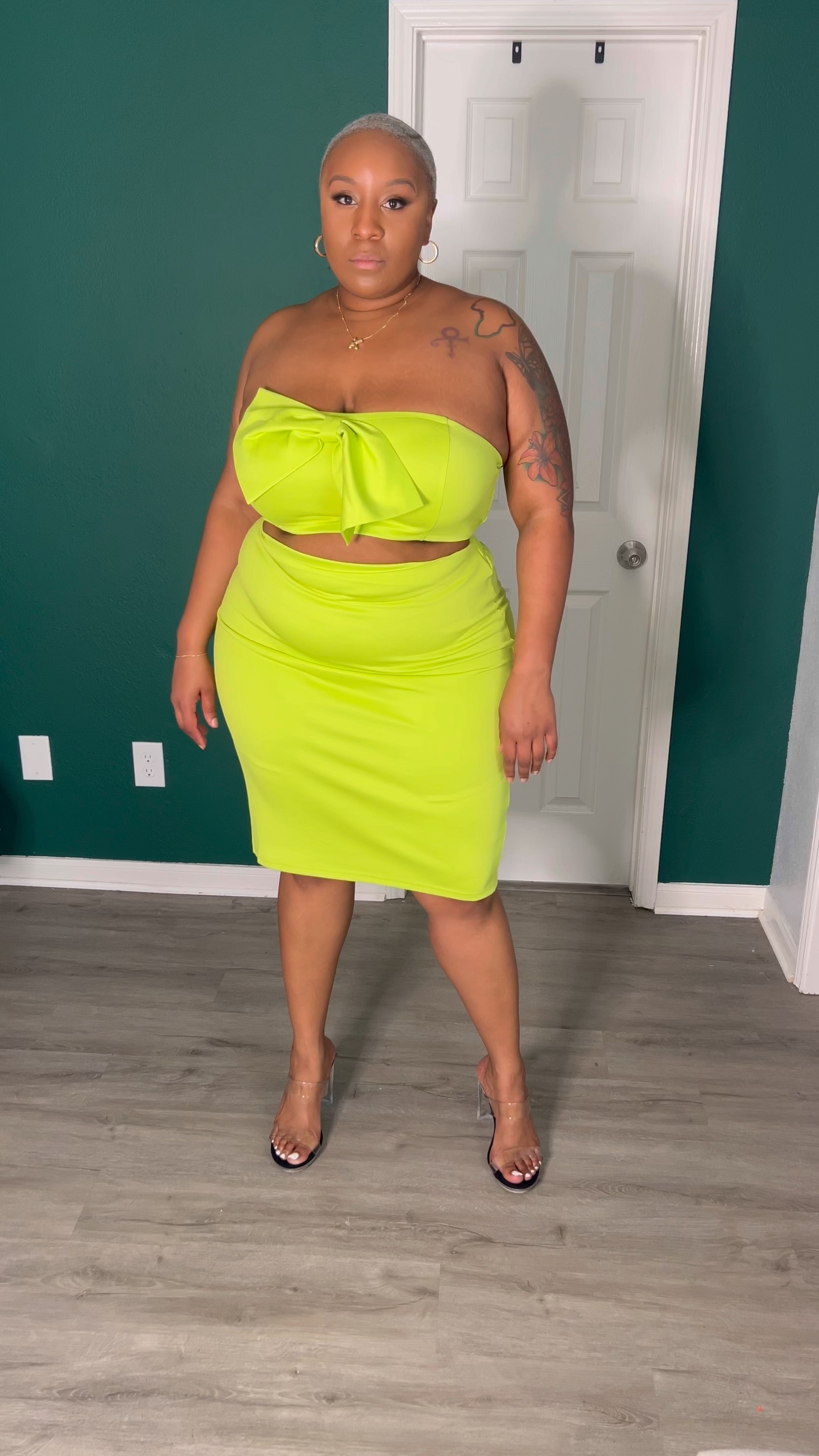 Spring Outfit | Green Set | Spring Color | Plus Size | Curvy Style 2x| 

#LTKplussize #LTKSpringSale #LTKVideo