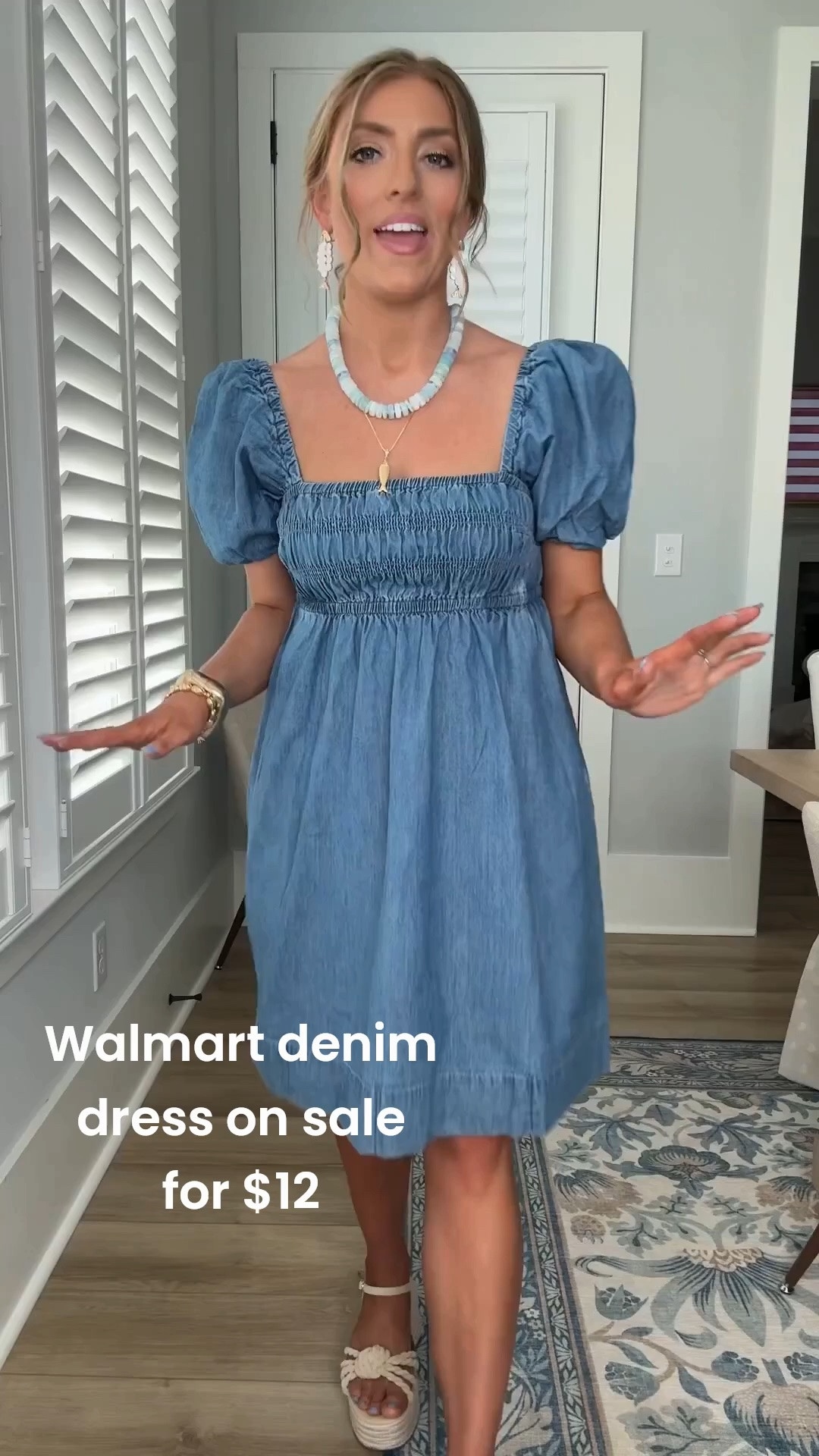Walmart Dress — On Sale for $14

This dress is giving designer-inspired vibes without the designer price tag! 🍍✨ The cutest puff sleeves, flattering smocked bodice, and fun summer print make this one look so much more expensive than it is. Whether you’re heading on vacation, grabbing brunch, or just want an easy throw-on-and-go outfit, this Walmart find is a must-have. And at just $14, it’s one of the best fashion deals I’ve found lately!

#WalmartFashion #WalmartFinds #SummerDress #AffordableFashion #BudgetStyle #PuffSleeveDress #VacationStyle #ResortWear #SummerOutfitIdeas #WalmartStyle #FashionDeals #DressUnder20 #AffordableStyle #OOTD #SummerFashion

#LTKootd #LTKPetite #LTKSaleAlert