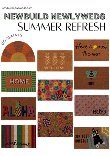 Refresh for summer with these fun doormats! 

#LTKfindsunder50 #LTKhome