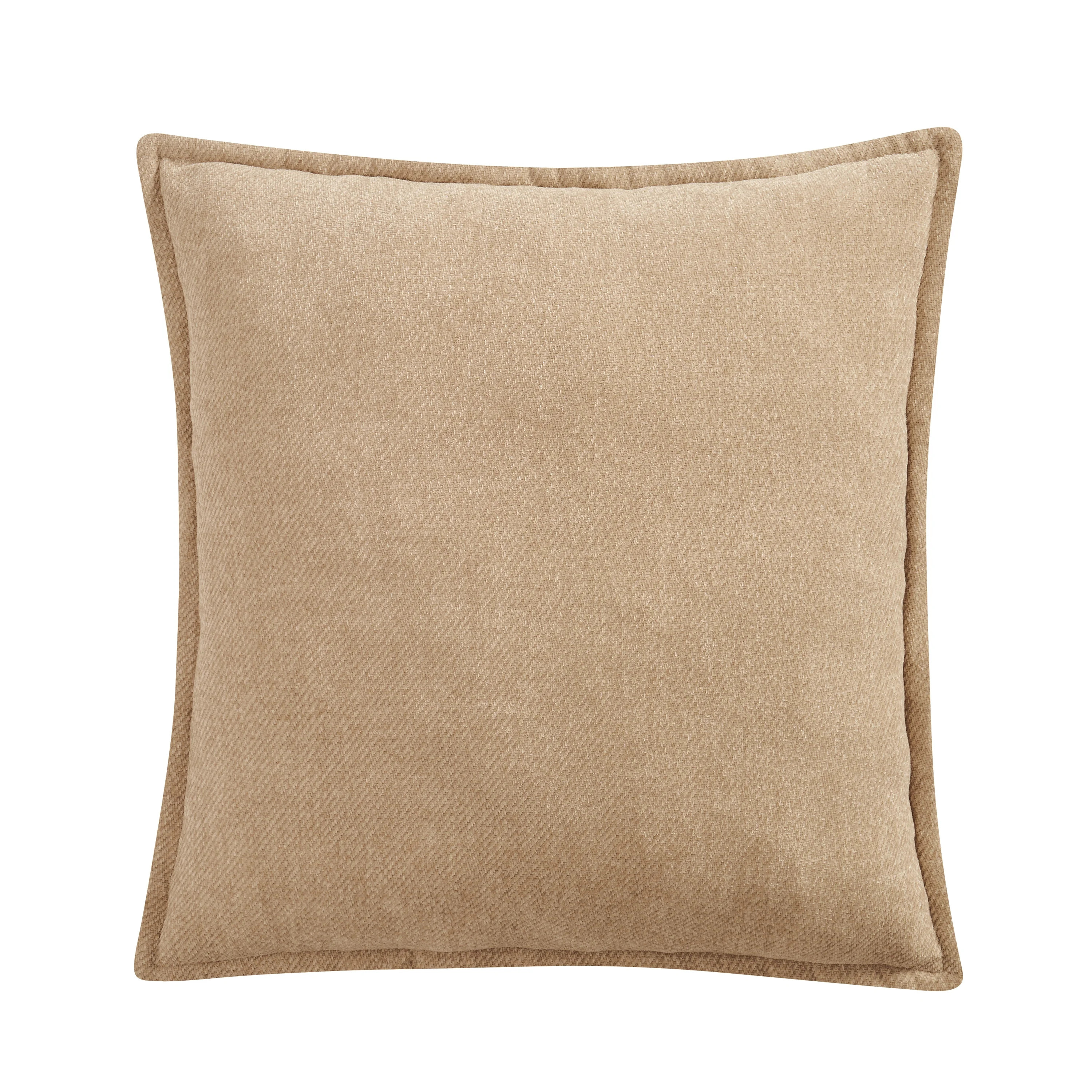 Mainstays 22" x 22" Brown Oversized Chenille Decorative Pillow | Walmart (US)