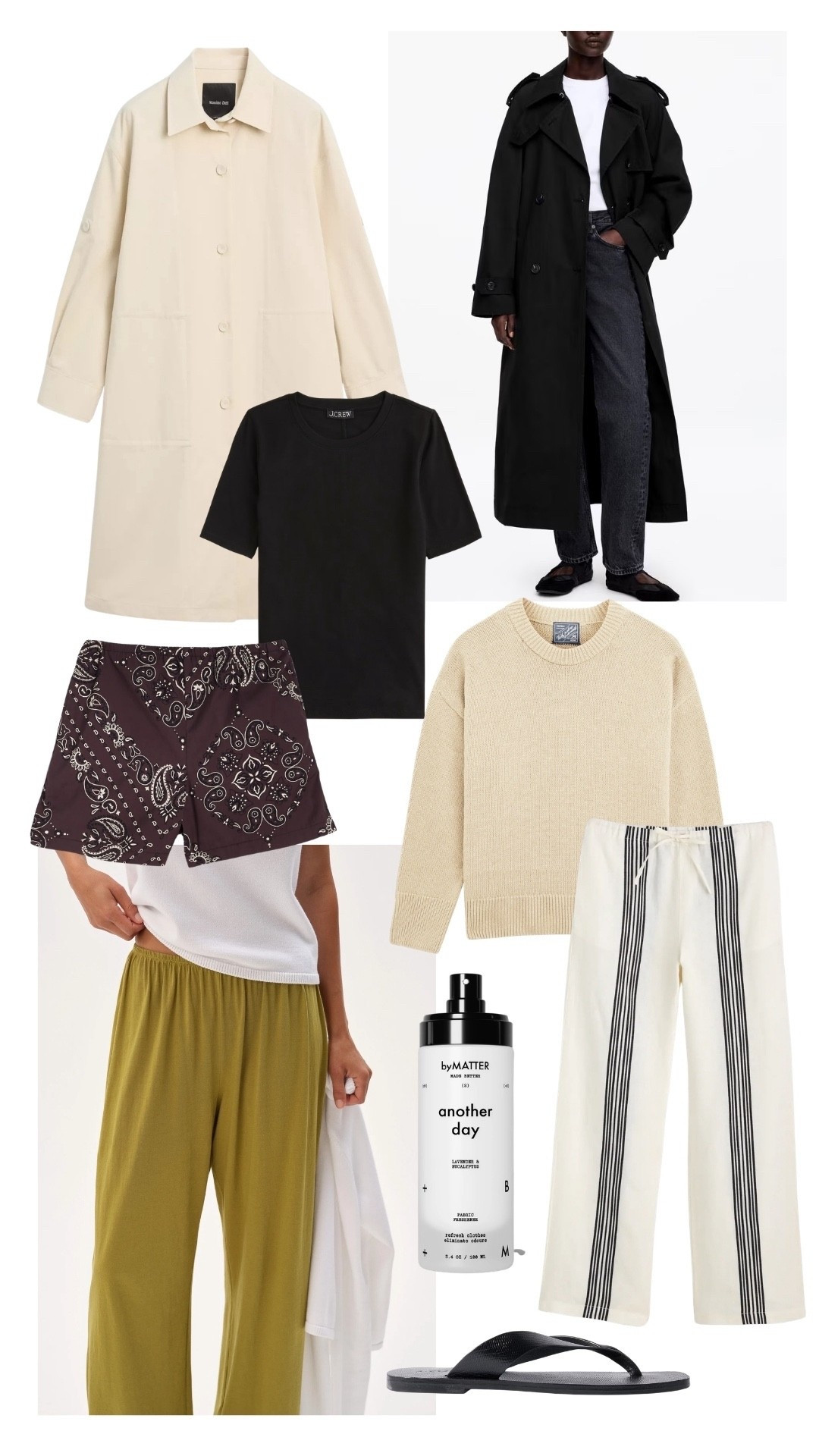 Your most loved this week. Spring neutrals, trench coats, cotton basics for everyday and lightweight trousers and shorts for upcoming holidays

#LTKspring #LTKstyletip