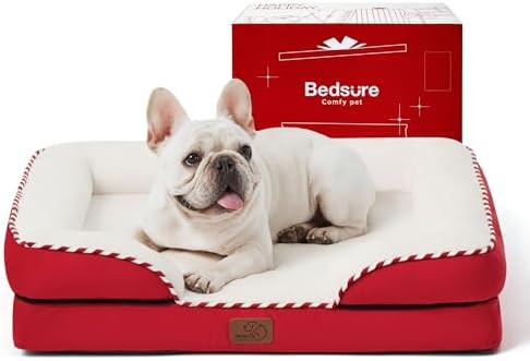 Bedsure Orthopedic Dog Bed Medium Size Dogs - Washable Medium Dog Cat Bed Waterproof, Comfort Pet... | Amazon (US)