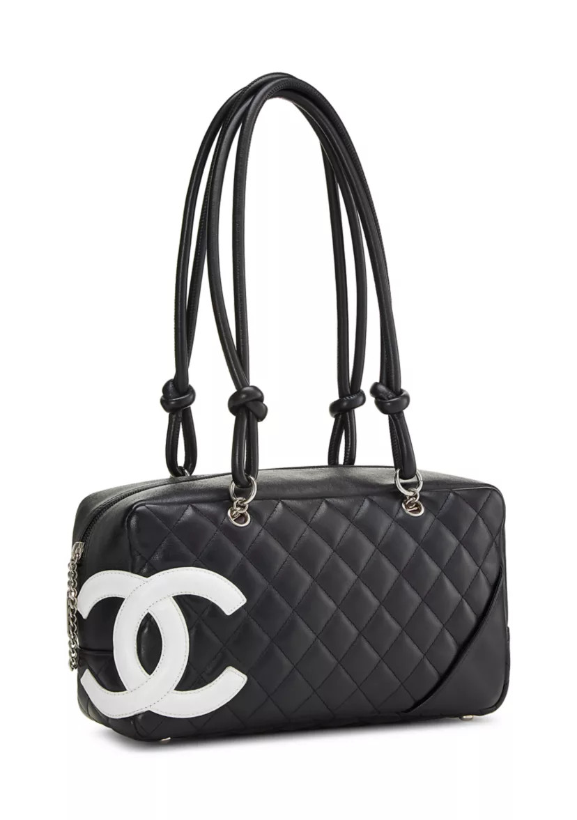 Chanel Black Calfskin Cambon Ligne Bowler - FINAL SALE, NO RETURNS | Belk