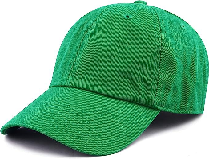 The Hat Depot Dad Hat Women Men Blank Washed Low Profile Cotton and Denim Baseball Running Golf C... | Amazon (US)