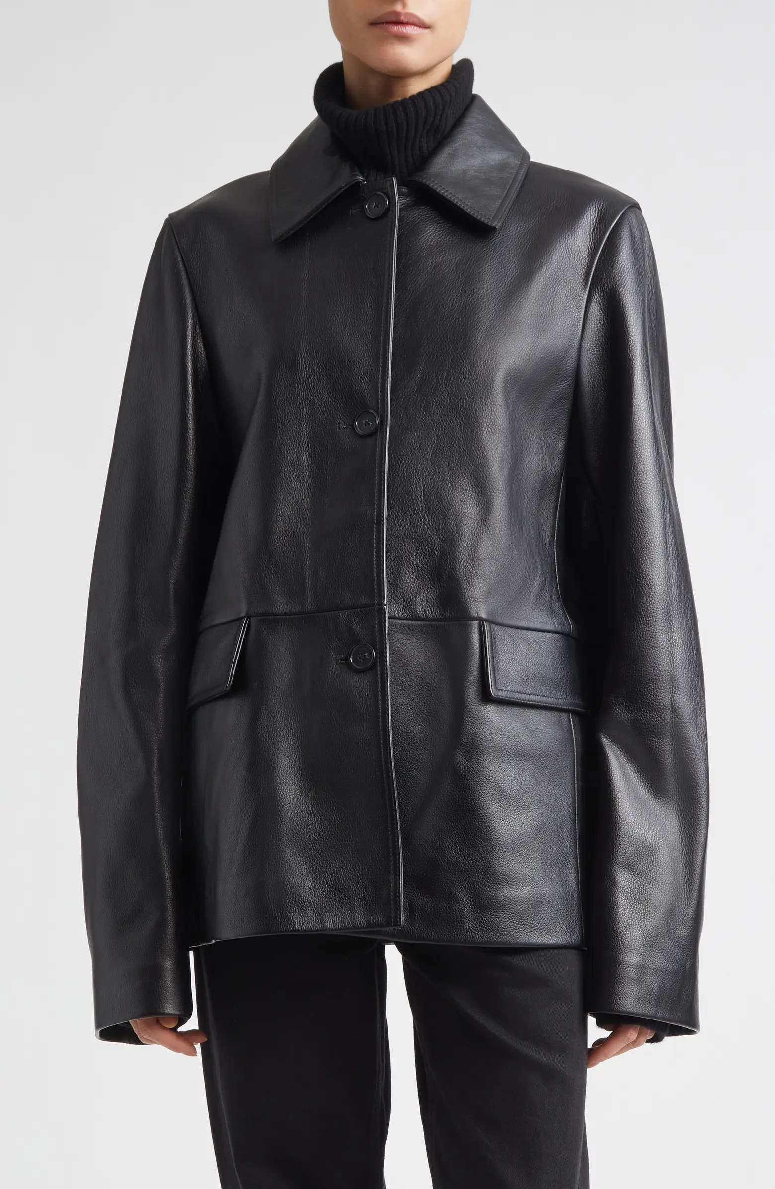 Grained Leather Jacket | Nordstrom