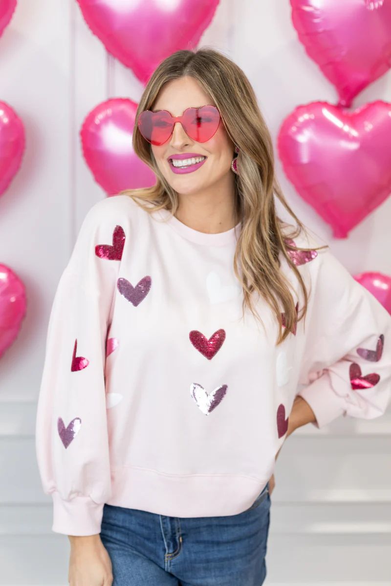Millie Sweatshirt- Hearts- FINAL SALE | Avara