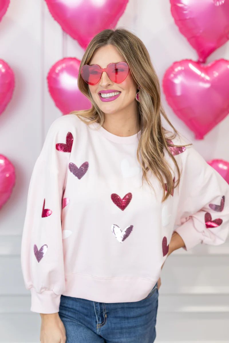 Millie Sweatshirt- Hearts- FINAL SALE | Avara