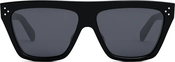 CELINE Bold 3 Dots 58mm Flat Top Sunglasses | Nordstrom | Nordstrom