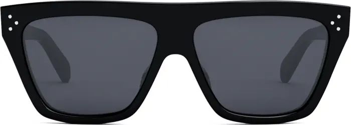 Bold 3 Dots 58mm Flat Top Sunglasses | Nordstrom