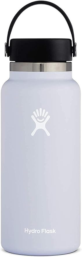 Hydro Flask 32 oz. Water Bottle - Stainless Steel, Reusable, Vacuum Insulated- Wide Mouth with Le... | Amazon (US)