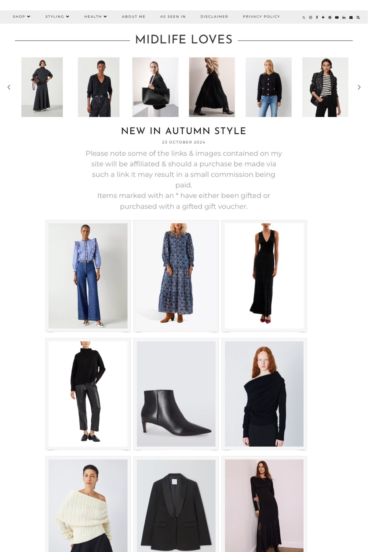 New in autumn finds
.


#LTKeurope #LTKautumn #LTKover50style