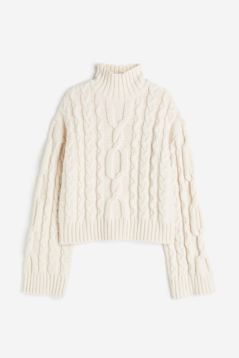 Cable-knit turtleneck jumper | H&M (UK, MY, IN, SG, PH, TW, HK)