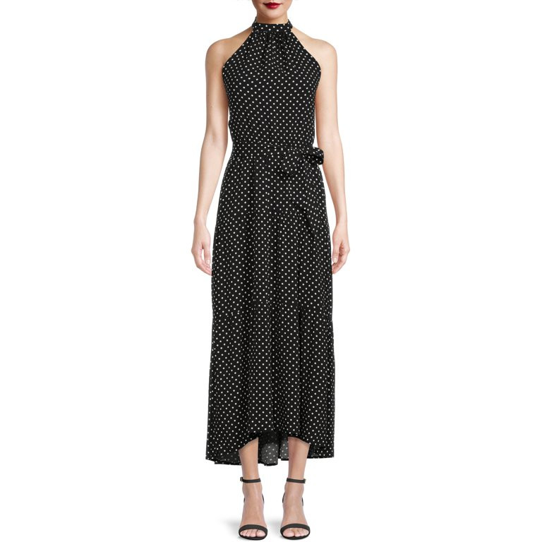 Nine.Eight Womens Halter Maxi Dress | Walmart (US)