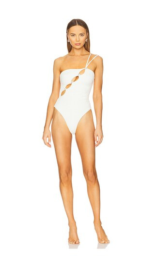 Nixy One Piece Swimsuit in Cloud | Revolve Clothing (Global)