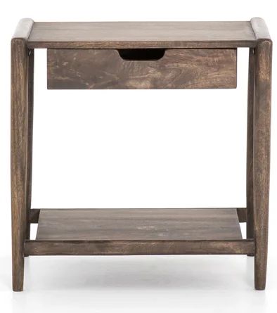 Four Hands Valeria Solid Wood End Table with Storage | Wayfair North America
