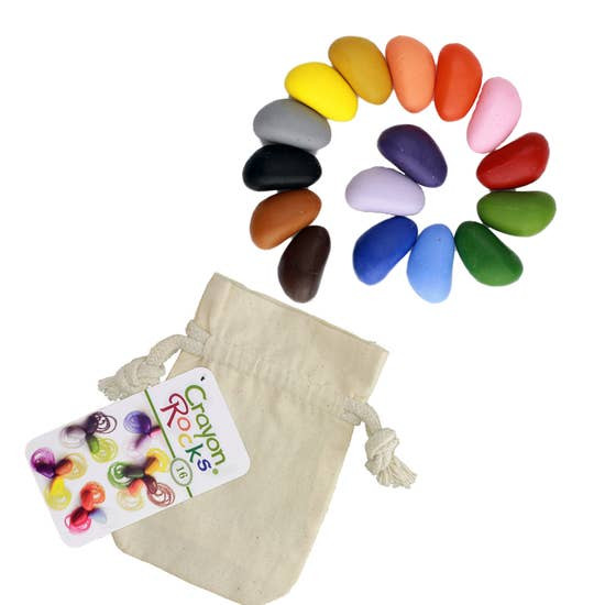 Crayon Rocks, 16 in Muslin Bag | Waiting On Martha