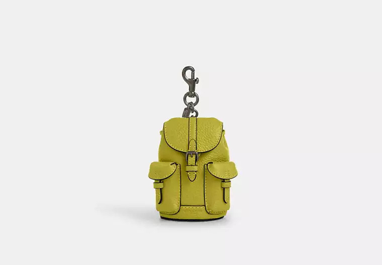 Mini Warner Backpack Bag Charm | Coach Outlet CA