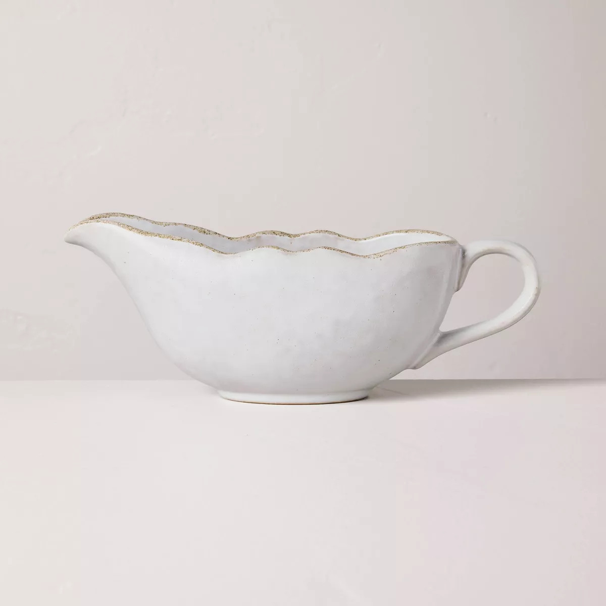 Carved Edge Gravy Boat Cream - Hearth & Hand™ with Magnolia | Target