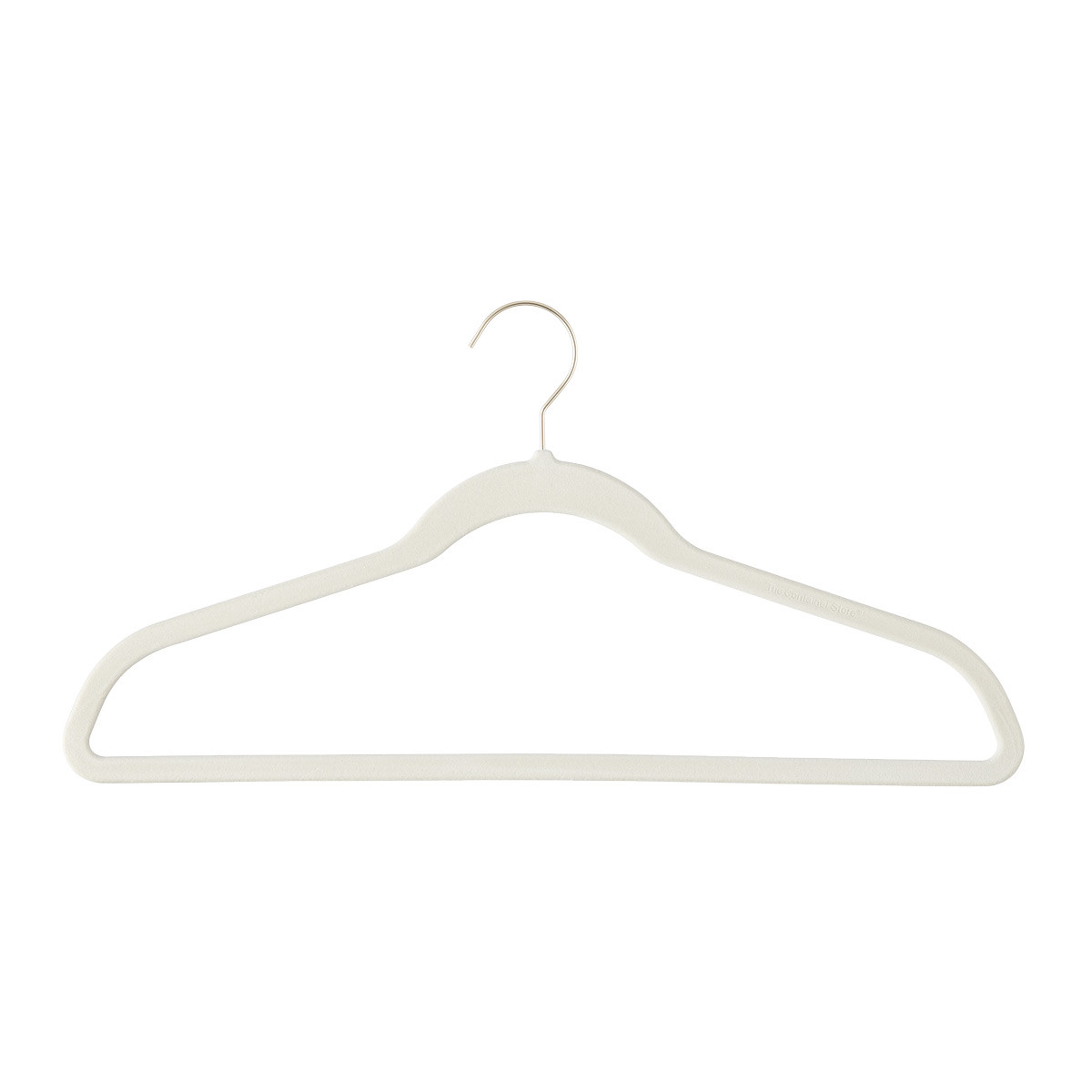 The Container Store Case of 120 Non-Slip Velvet Suit Hangers Linen | The Container Store