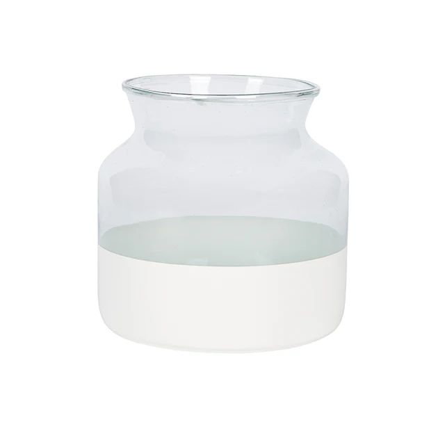 White Dipped Vase | Cailini Coastal