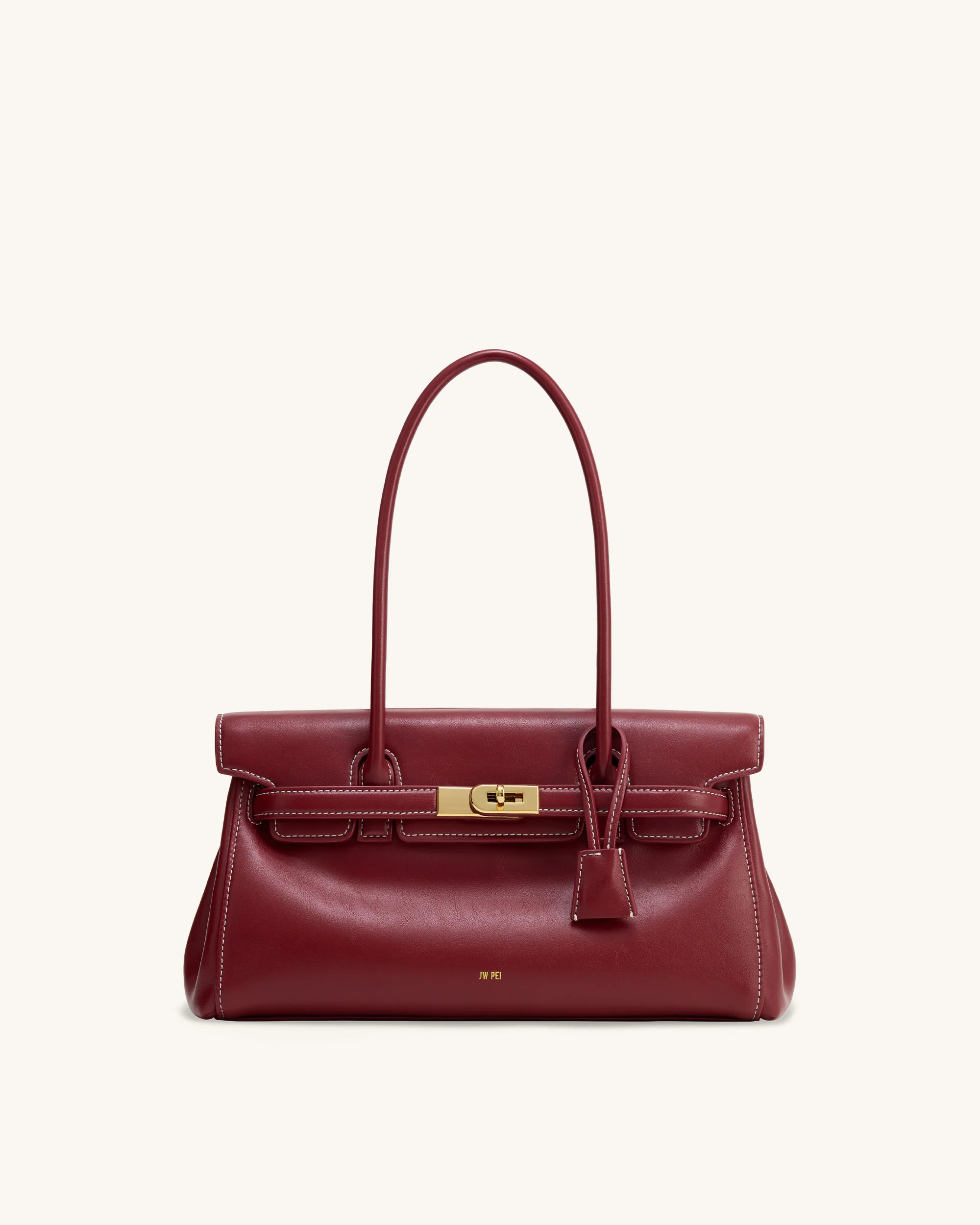 Yara Shoulder Bag - Burgundy | JW PEI US