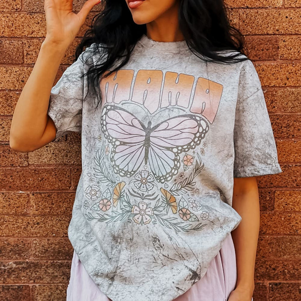 Wildflower Mama Colorblast Tee | Mountain Moverz