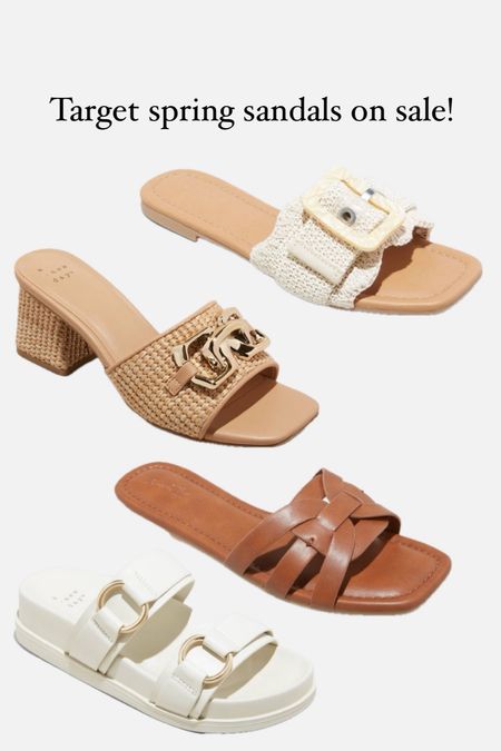 Love these for spring and summer. If you have your eyes on a pair, I suggest grabbing them while they’re on sale. I feel like Target doesn’t re-stock their early season shoes for some reason. Or is it just my luck? 

#LTKSpringSale #LTKshoecrush #LTKfindsunder50